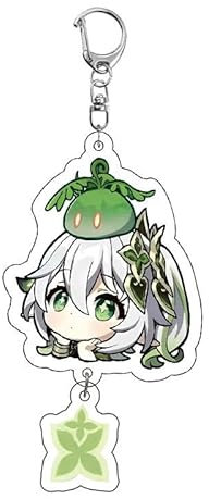 Taimomo Anime Game Genshin Impact Porte-clés en acrylique avec personnages mignons AZ10, Nahida