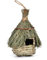 Nid d'oiseau – Sac en Osier pour Colibri, Charmant nid d'oiseau en Corde de Paille | Fabriqué à la Main 11 x 22 cm en tissée, Petite mangeoire à Oiseaux Suspendue en Naturelle pour fenêtre