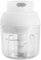 Jasfyee Hachoir Électrique 250ML, Mini Hachoir Coupe Oignon Automatique Acier Inoxydable 3 Lames, Hachoir Automatique Hachoir Legume Pour Lail, Viande, Fruit, Carotte, Saucisson