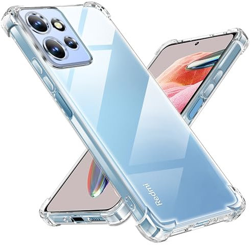 Tentoki hülle für Xiaomi Redmi Note 12 4G,[Nie Vergilbung] hülle TPU handyhülle Schlanke Stoßfeste Anti Kratzt Transparent Case