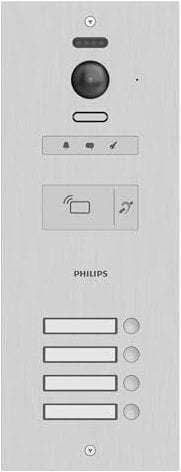 Philips WelcomeHive Pro 2 Video-Türsprechanlage WLAN Außeneinheit Aluminium