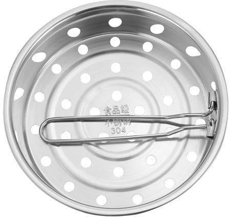 HOLIDYOYO Vaporera Eléctrica Inoxidable Asa Para Olla Arrocera Vaporera Para Cocina