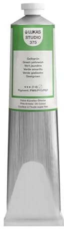 CREATIV DISCOUNT NEU LUKAS STUDIO OIL/Ölmalfarbe, 200 ml, Gelbgrün