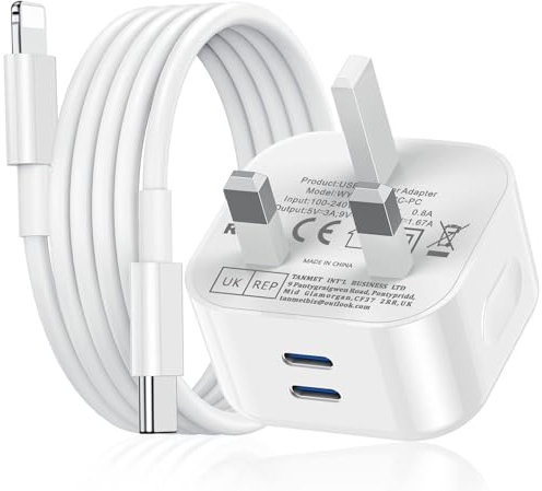 iPad Charger and Plug,New Apple USB C to PD Fast Charger Cable 25W Charge for i Pad Pro 9.7 10.5 12.9 inch 1st 2nd Generation/Air 3rd/Mini 2 3 4 5th Gen/Pad 4th 5th 6th 7th 8th 9th/iPhone 14 13 12 11