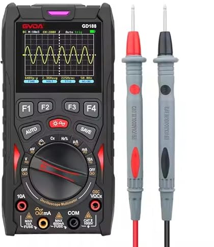 GVDA GD188 3in1 Multimeter Combining a Digital Oscilloscope, Signal Generator