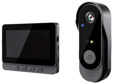 SproutSage X8 Home Smart Video Doorbell | Display Screen, Two-Way Audio, HD Video Surveillance