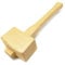 Wooden Mallet Hammer for Tent Pegs Chisels Woodworking Sil195