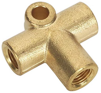 Sealey Bc38243Way Brake Tube Connector 3/8In Unf X 24Tpi 3-Way