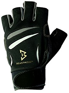 Bionic Beastmode Halbfinger-Fitnesshandschuhe für Herren, Größe XL