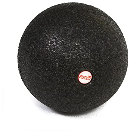 Sissel Myofascia Ball 12 cm schwarz | Faszienball zur gezielten Massage | Massageball für Füße & Rücken | Triggerball für tiefes Gewebe | Therapieball zur Regeneration | Massagekugel für Triggerpunkte