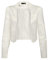 Bolerose Formale Raso a Maniche Lunghe Bolero Giacca (Avorio, XL)