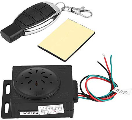 Motocicleta Control Remoto antirrobo ,9 16V Universal Motocicleta Control Remoto Moto de Alarma de Seguridad antirrobo Plástico ABS Mando a Distancia antirrobo para Motocicleta