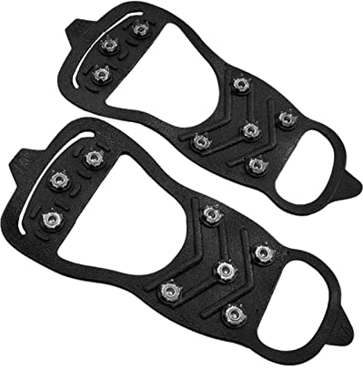 1 Paar Schuhspikes, Spikes Für Schuhe, Winter Schuhspikes Anti Rutsch Schuhspikes, Schneeketten Für Schuhe, Schuhspikes, Schuhkrallen, Steigeisen, Schuh Spikes Für Bergschuhe Schneespikes Für Damen He