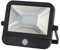 VBLED® 30 Watt LED Fluter Strahler mit Bewegungsmelder - Kaltweiß 6000K, 230 Volt, 2100 Lumen, IP65 Wassgeschützt, Flach