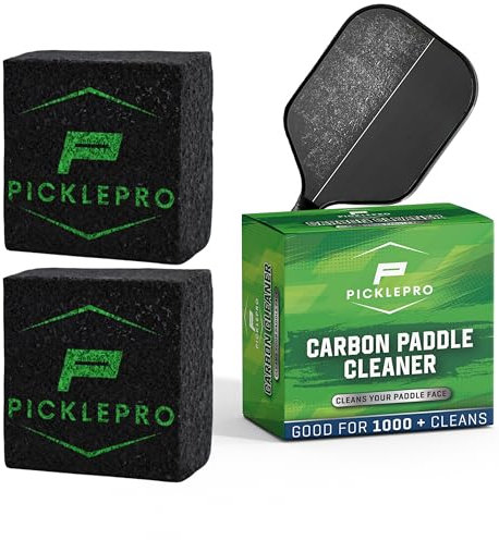 PicklePro Premium-Gummi-Pickleball-Radierer, Kohlefaser-Reinigungsblock, 2 Stück