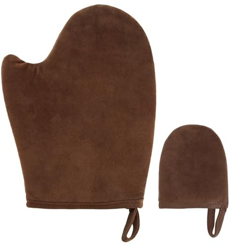 Selbstbräuner Handschuh,Sonnencreme Applikator,2PCS Handschuh Selbstbräuner,Selbstbräuner Pinsel,Self Tan Gloves,Bräunungshandschuh,Selbstbräuner Bräunungshandschuh,Tanning Handschuh,Braun