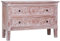 FARBUROI Sideboard mit 2 Schubladen 90 x 30 x 60 cm Massivholz Mahagoni,MidCentury Sideboard aus Mahagoni mit Schubladen für modernen Glamour Schränke