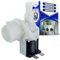 Elettrovalvola Lavatrice e Lavastoviglie con 1 Uscite a 90° con Codice Originale 1886740200 1883570100 1883550200 per Beko 41014222 per Candy - Garanzia di 10 Anni - MONTERAL