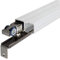 Binario per porta scorrevole Kit Binario Per Porta Scorrevole Bypass A Doppia Anta 400 300 240 200 100 60 Cm, Binario Scorrevole Invisibile Per Porta Per Impieghi Gravosi Per Mobili/guardaroba(400cm/1