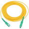 GHZHANG Cordon de raccordement for Fibre Optique SCA-SC, 1 à 100m, câble d'extension Simplex carré à Rond, Optique FTTH(SCA-SC 2m)