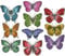 Sizzix Framelits Die Set 20PK-Flutter by Tim Holtz, Metal, Silver, 21 x 10.8 x 0.2 cm