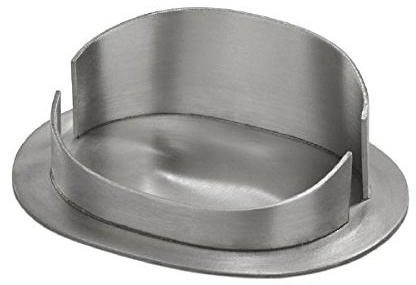 Kerzenleuchter Ovaler Silber geeingnet für Kerzen 5 x 7 cm für Taukerzen, Hochzeitskerzen, Kerzenhalter