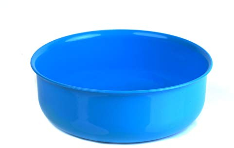 Kimmel Bol à muesli en plastique réutilisable et incassable Bleu 17 cm