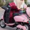 SinceY Motorrad-Wetterschutz, Abdeckplane Beinschutz Roller Universal, Regenschutz Motorroller (Mit Handschuhe)