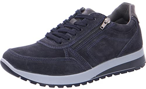 ARA Herren MATTEO Low-cut Sneaker, BLUE,GRIG.SCURO , 44