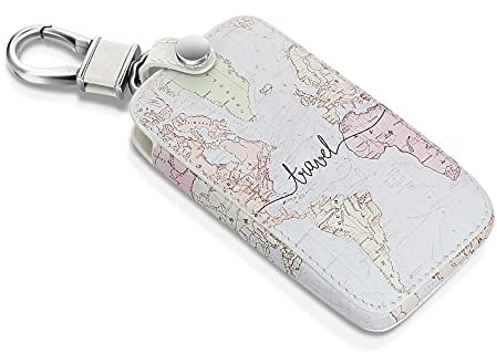 kwmobile Autoschlüssel Hülle kompatibel mit Renault 4-Tasten Smartkey Autoschlüssel (nur Keyless Go) - Kunstleder Schutzhülle Schlüsselhülle Cover