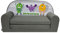 FORTISLINE – Kindersofa MINI ausklappbar 40x78x45cm - Kindersofa für Kinder 2in1 - Kindercouch ausklappbar - Schlafcouch aus Schaumstoff - Abnehmbarer Bezug - Viele Motive