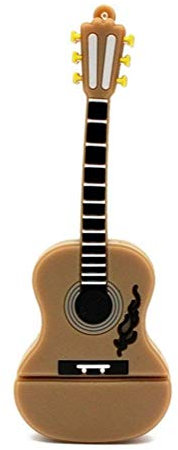HXSZWJJ 8 Styles Musical Instruments Model Pen Drive 4GB 16GB 32GB 64GB USB Flash Drive Violin/piano/guitar (Capacity : 8GB, Color : H)
