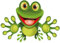 tradercat autoaufkleber lustig Funny Frosch, Aufkleber Badezimmer, Aufkleber Auto Motorrad Roller Laptop Koffer Kühlschrank Badezimmer Dekoration Aufkleber mülltonne wetterfest (15x10cm)
