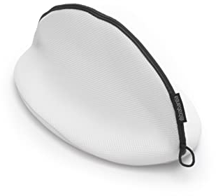 Brabantia - Bolsa para Lavar Zapatillas - Deportivas en la Lavadora - Bolsa de Malla para Lavadora - Protectora para Zapatos - Esenciales para la Lavadora - Blanco - 25 x 23,5 x 46 cm