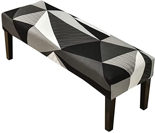 RTSFKFS Copri Panche Sala Panca da Pranzo, Fodera/Copertura per Panchina Stampa Moda Elastica Poliestere Spandex Elasticizzato Ottomana Copertura Panca Laterale per Soggiorno Cucina Coprisedile