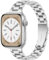 Vamyzji Metallband Kompatibel mit Apple Watch Armband 42mm(Series 10) 41mm 40mm 38mm für Damen/Männer, Edelstahl Slim Metall Silber Apple Watch Armband für SE, Serie 10 9 8 7 6 5 4 3 2 1(Silber)