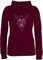 Pullover Damen Hoodie Frauen - Kompatibel mit Oktoberfest - Hirsch Geometrisch - M - Burgundrot - bayrisches Oberteile bayerischer Kapuzenpullover october fest hoodies Oktober hoody bayerisch pulli