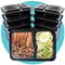 Triplast 20 x Meal Prep Containers (2 Compartment, 32oz) - Microwave, Freezer & Dishwasher Safe – BPA Free, Reusable, Leakproof & Stackable Food Storage Bento Lunch Boxes for Home, Office & School Use