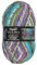 Frida's Wollhaus Opal 100 g Hundertwasser Sockenwolle 4-fach Strümpfe Socken Stricken 24 Farben (2106 | Regen auf Regentag)