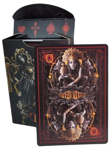 Chris Cards Elements Playing Cards - Symbolisiert die 4 Elemente Cardistry, Zauberkarten, Kartendeck Zaubertricks - Spielkarten - Pokerkarten (Rot - Ruby)