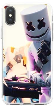 Schutzhülle für Apple iPhone, Fortnite Perso (iPhone XS) von SUPER FABRIQUE: TPU-Silikon, Hochwertiger UV-Druck, Wasserresistent, Glänzend, Unisex, Cartoon-Muster