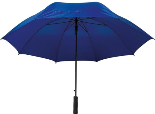 Automatik-Regenschirm XXL / mit Softgriff / Farbe: blau