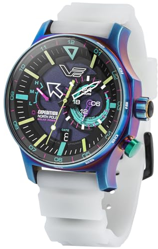 Vostok Expedition Herren Uhr analog Solar mit Leder Armband VS57-595D737