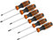 Wokin Set De Tournevis 6 PCS - Plats Et Cruciforme en Chrome Vanadium, Poignées Ergonomiques, Embouts Magnétiques - Coffret Tournevis Professionnel Et Bricolage