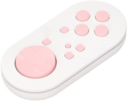 Lihsong Controller Bluetooth Wireless per App Anki Controller Compatto Portatile di Dimensioni Gamepad con Cavo e Cinturino per Interruttore (Rosa)