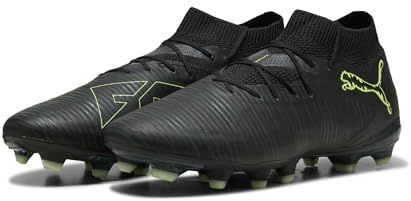 PUMA Future 8 Pro FG/AG - Tenis de fútbol Unisex, Puma Black Fizzy Light Green Terrain, 45 EU