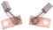 Kohlebürsten, 2 Stück Rot Gelb Kohlebürste Stark, 210 102L 105L 90 204 Griff Kohlebürste, Universal Maniküre Bohrer Zubehör(Red)