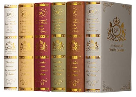 Dekorative Bücher, 2 Stück Vintage-Stil Antike Buchdekorationen, Kartonschachtel nur Gefälschte Bücher Display Bücher für Couchtisch/Regale (Klein)