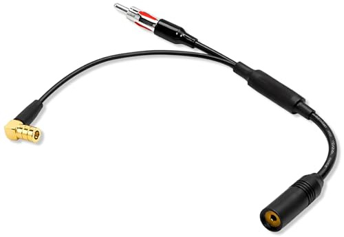 GSGFUIS DAB Adapter für Autoradio – Antennen Splitter mit SMB-Stecker für DAB+/FM Radio, vielseitig für Auto-Stereosysteme