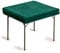 Yellow Mountain Imports professionelle grüne quadratische Tischdecke - Perfekt für Kartenspiele, Mahjong, Dominos, Brettspiele - 88,5 x 88,5 Zentimeter